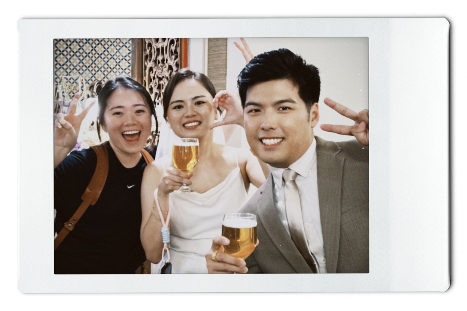Photo with a couple I've worked with